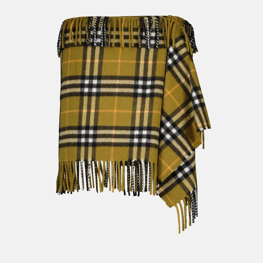 Checkered Wrap Skirt