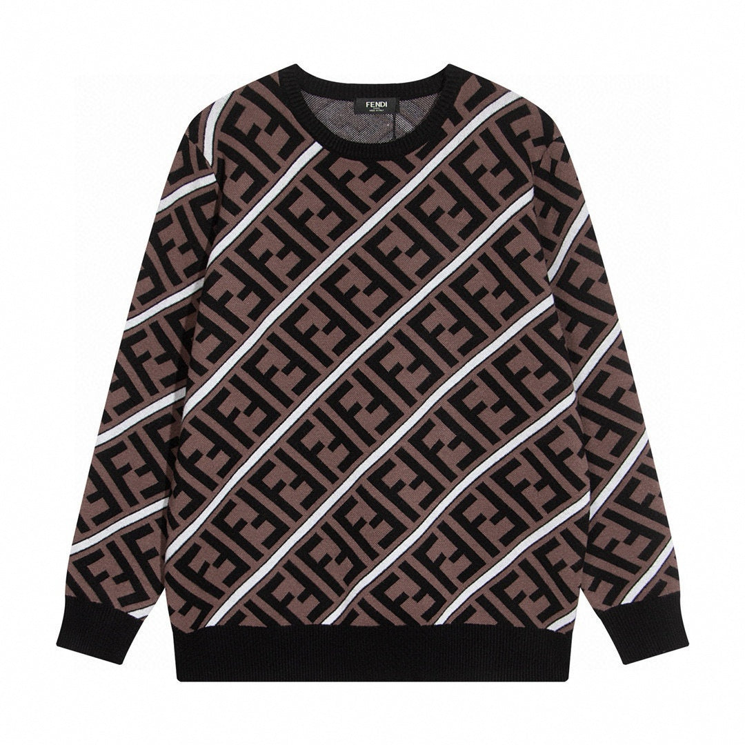 Luxury Monogram Knit Sweater – Unisex