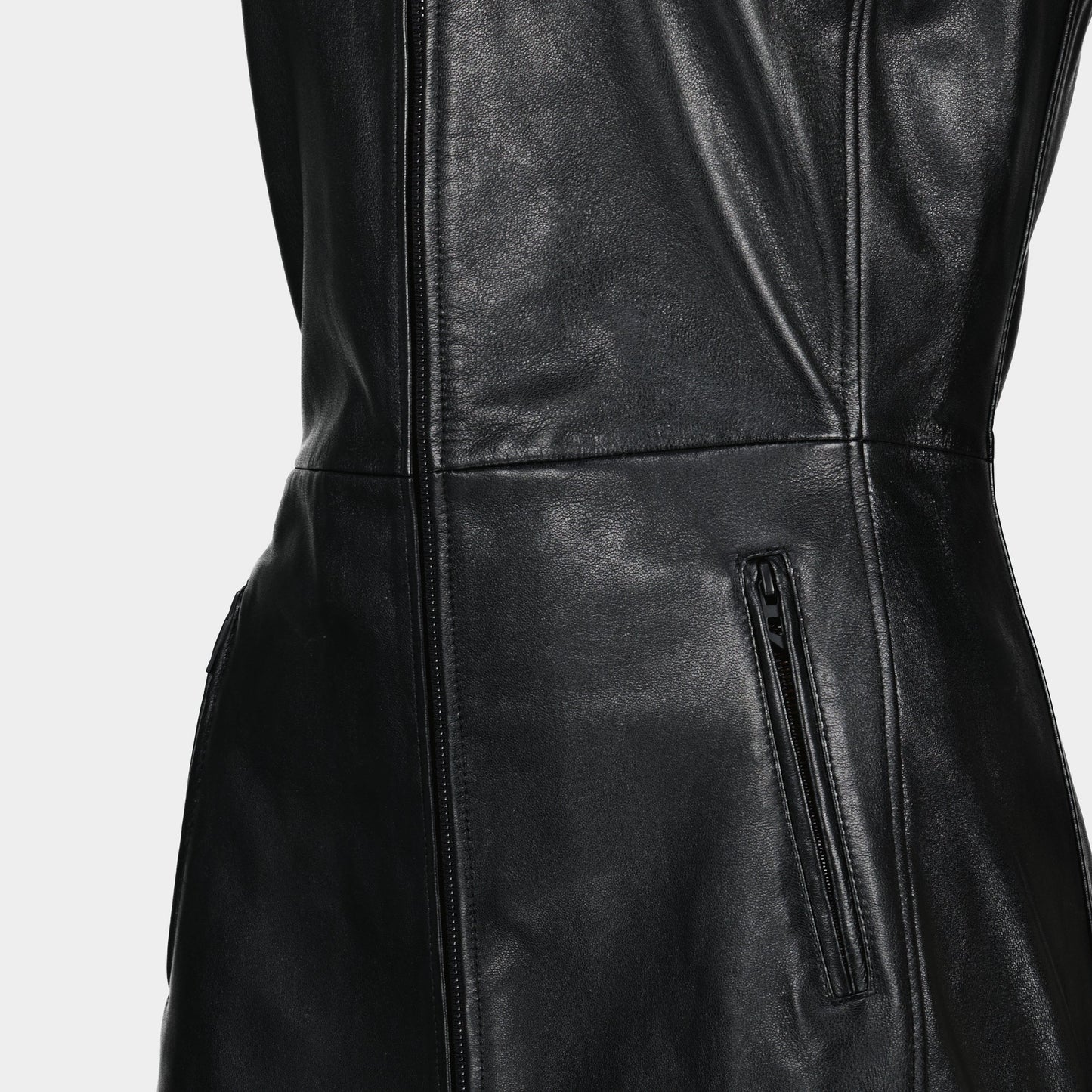 L-Ilith Leather Dress