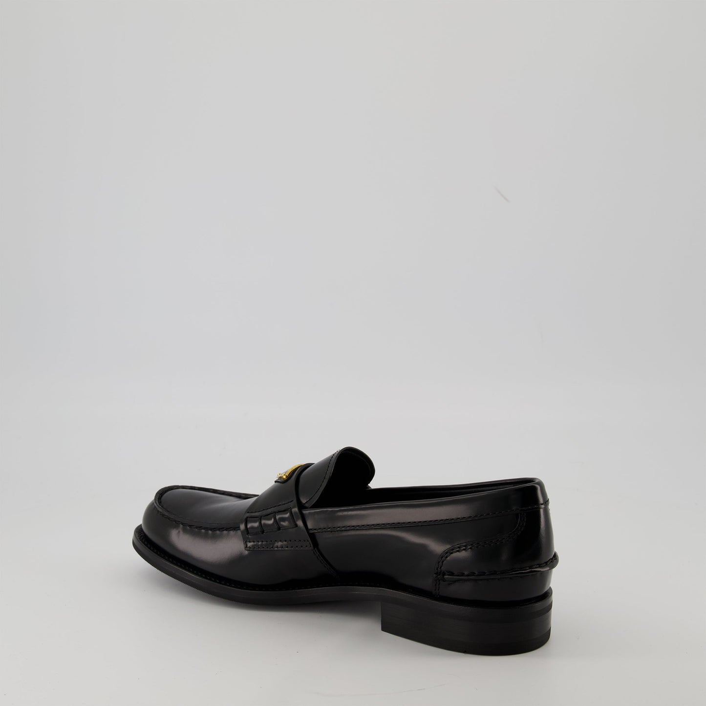 Brushed Leather Loafers