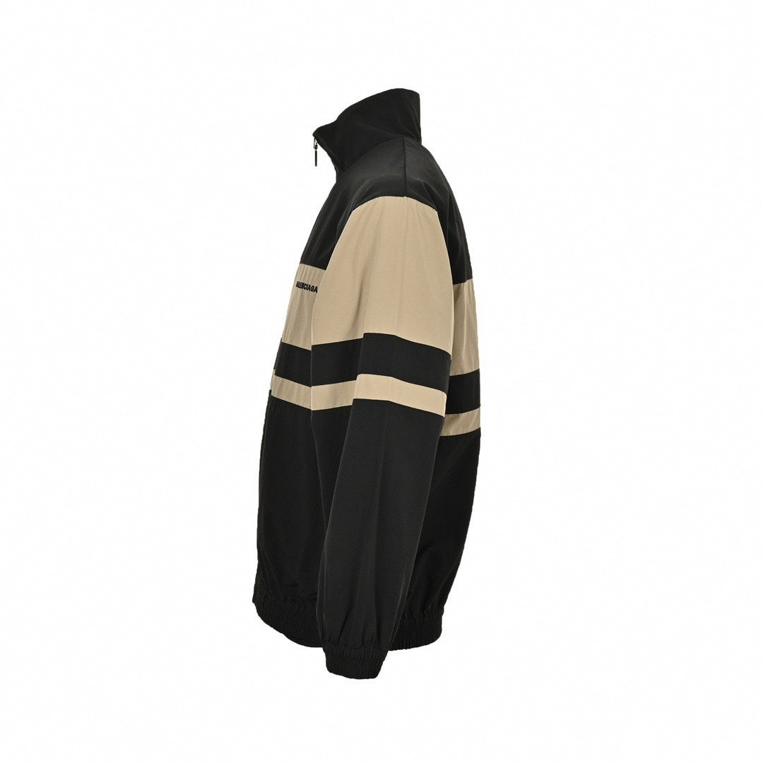 Color-Blocked Track Jacket