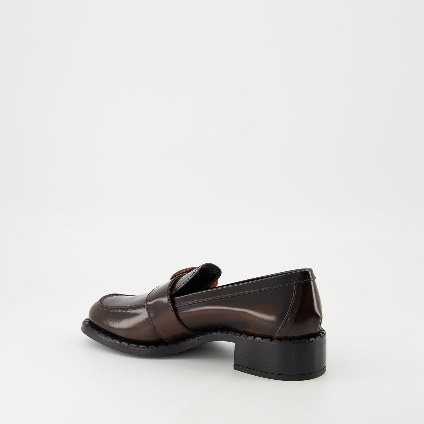 Brown loafers