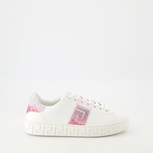 Greca Crystal Sneakers