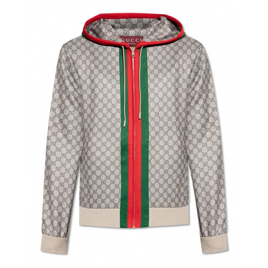 Beige Jacket With Monogram