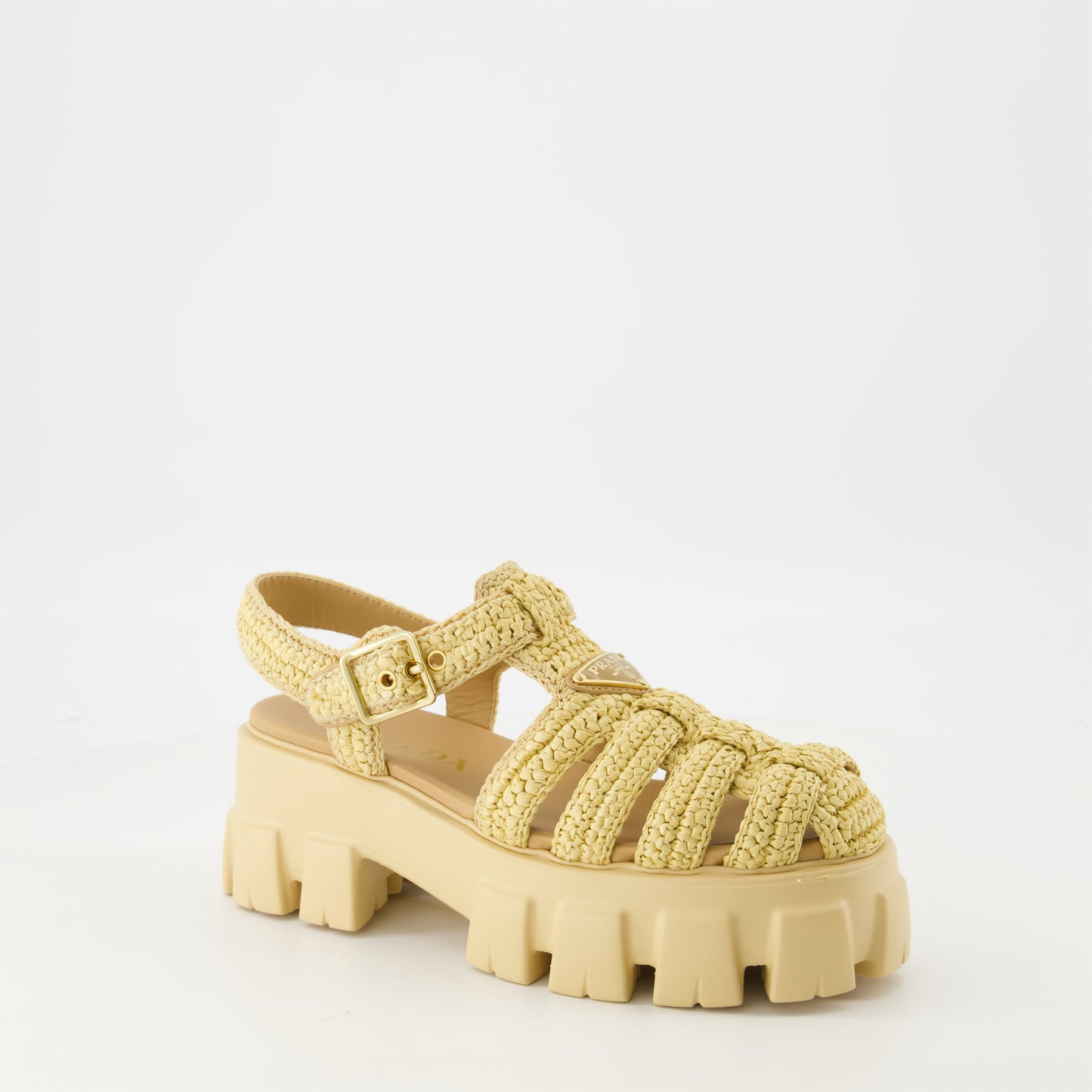 Monolith Raffia Sandals