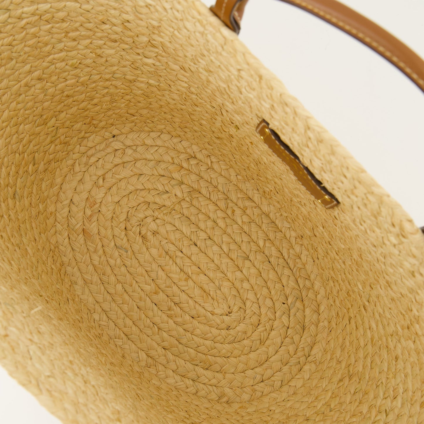 Raffia tote bag