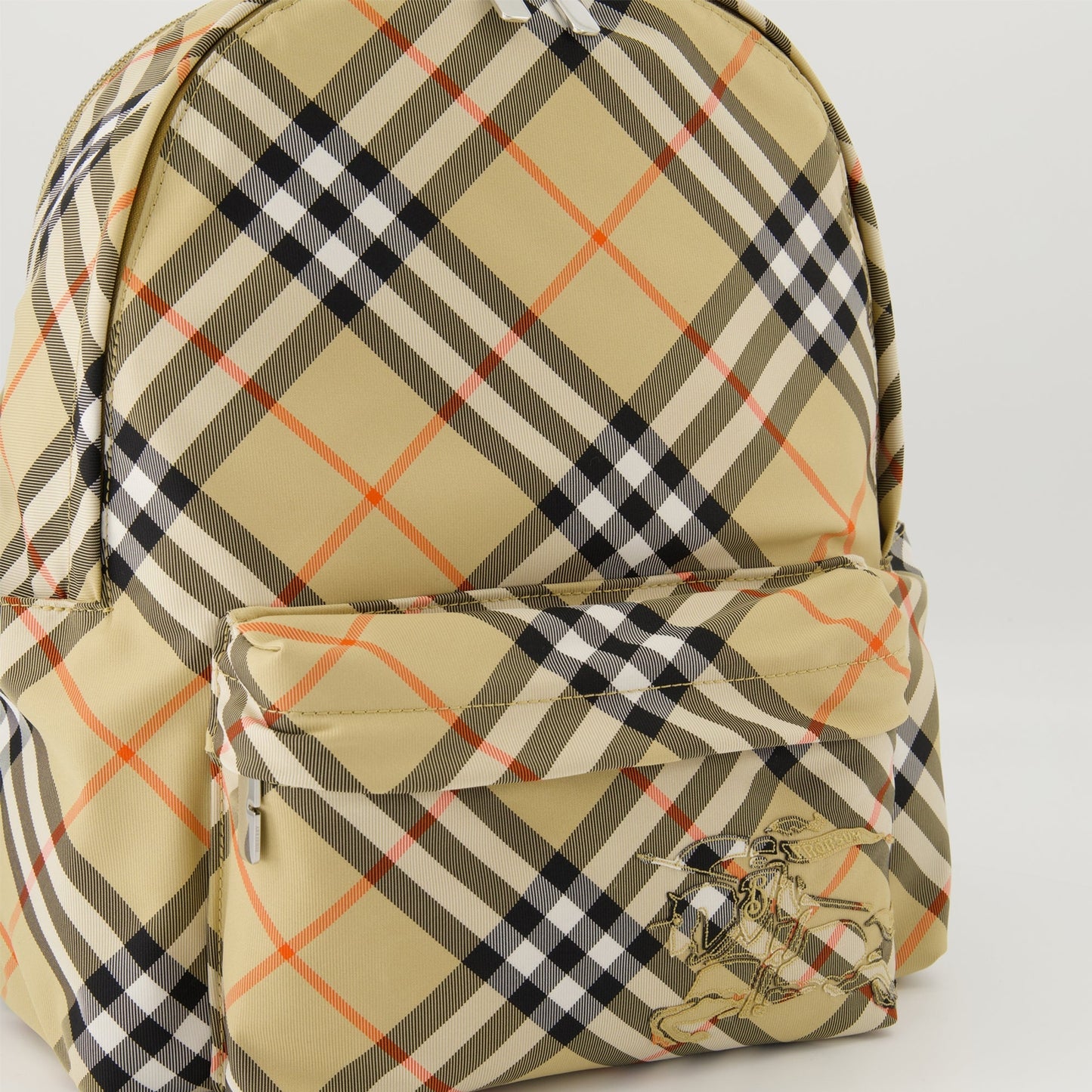 Small Check Backpack