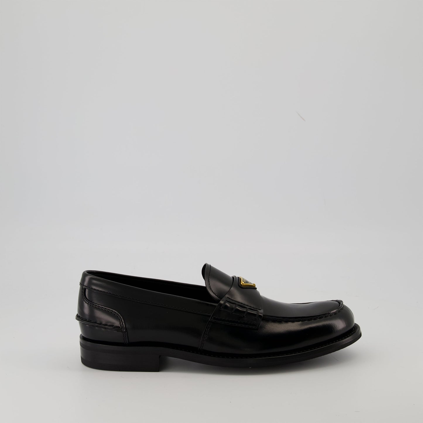Brushed Leather Loafers