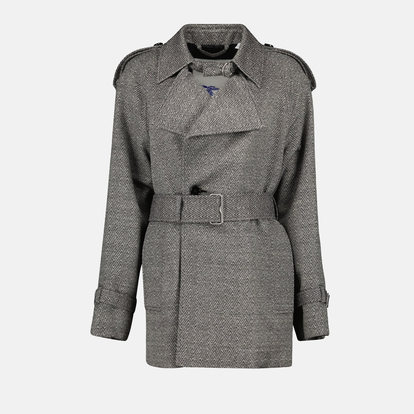 Wool and Silk Trench Coat