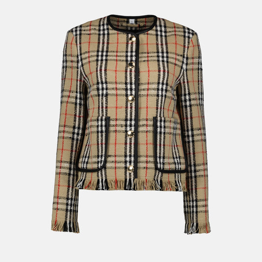Checked Upney Cardigan