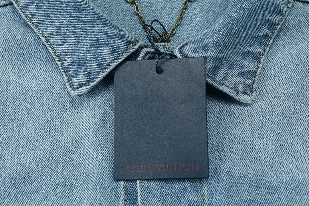 Light Blue Washed Denim Jacket