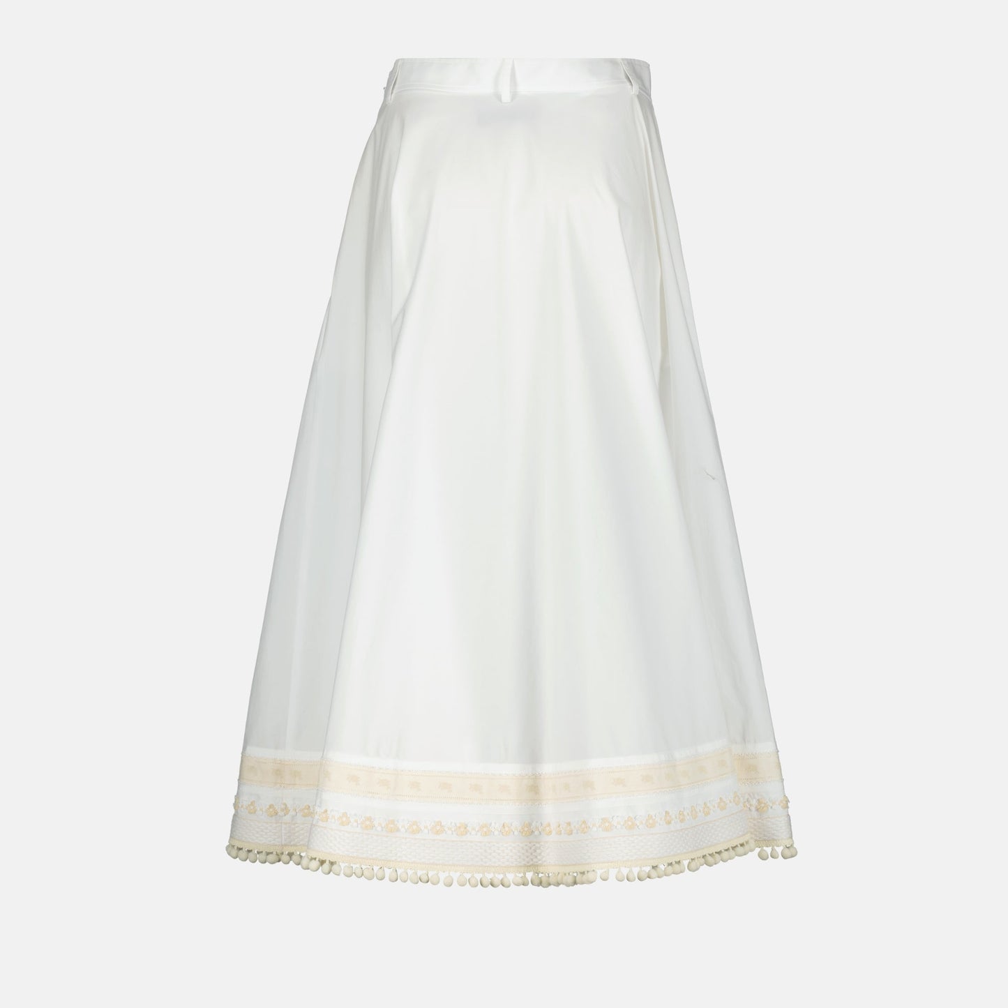 Long Poplin Skirt
