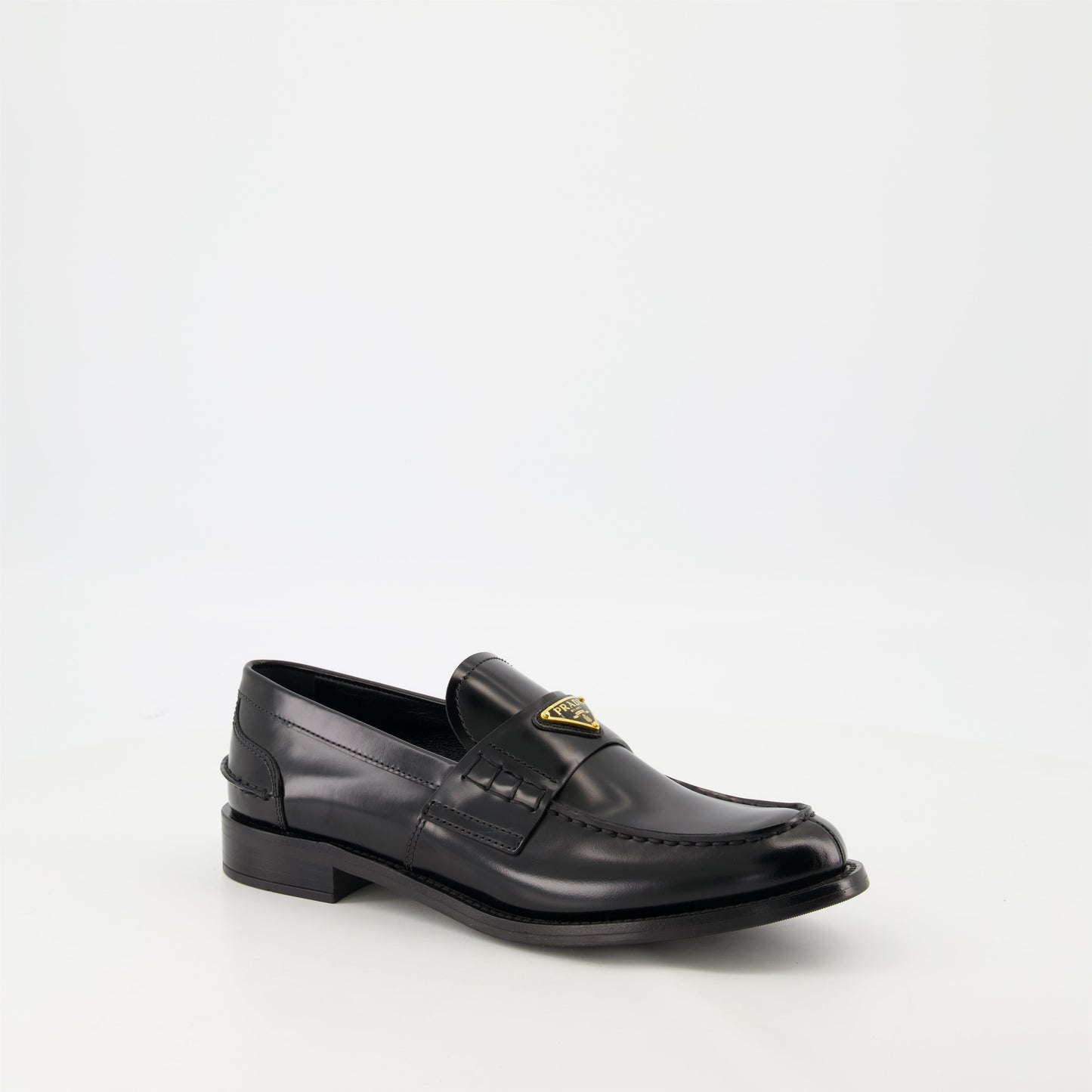 Black Leather Loafers