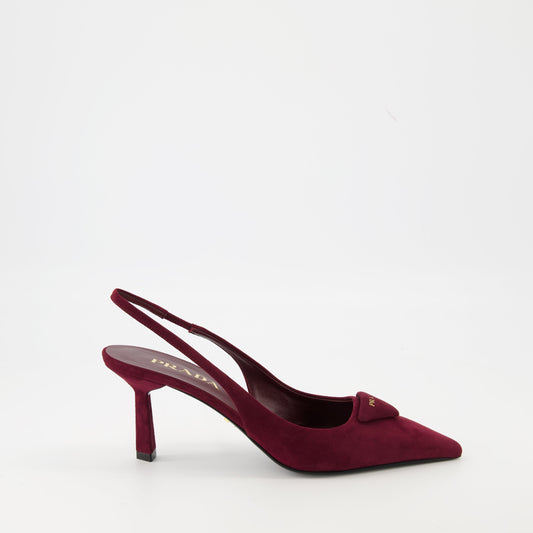 Suede Calfskin Pumps