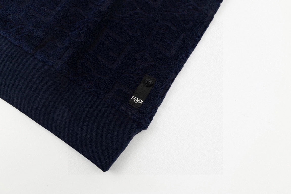 Textured Monogram Terry Polo Shirt