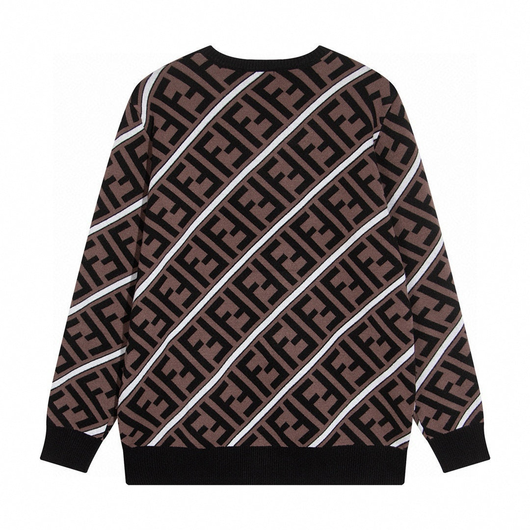 Luxury Monogram Knit Sweater – Unisex