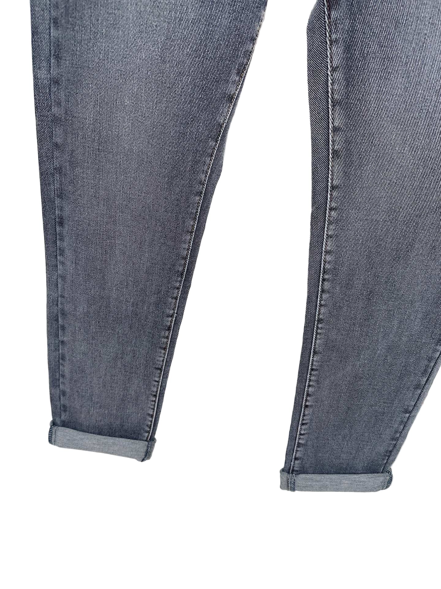 Denim Jeans with Embroidered Logo