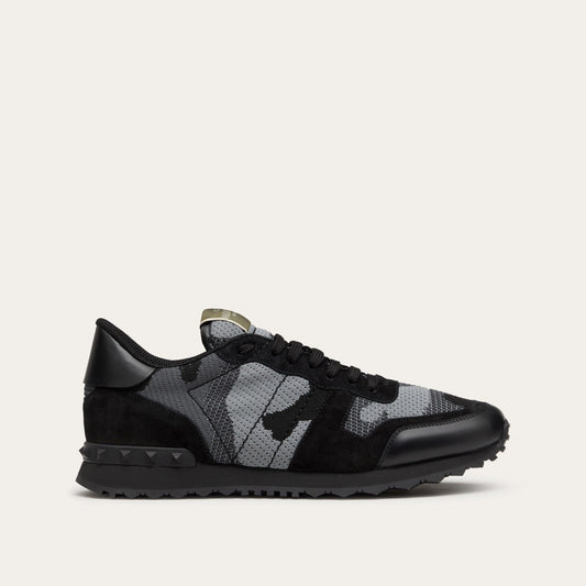 Mesh Fabric Camouflage Rockrunner Sneaker