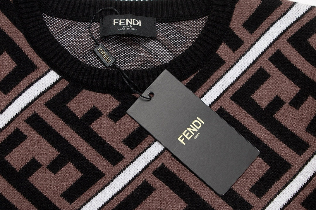 Luxury Monogram Knit Sweater – Unisex