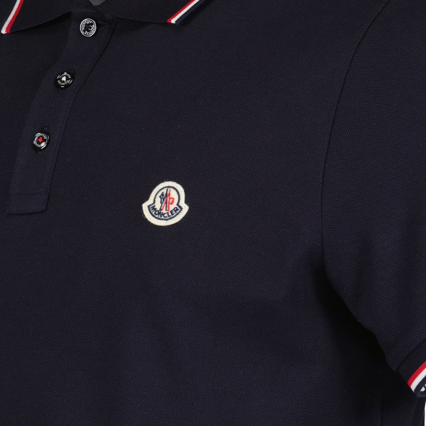Polo with Tricolor Edges