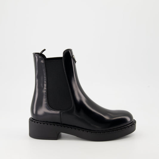 Patent Leather Ankle Boots