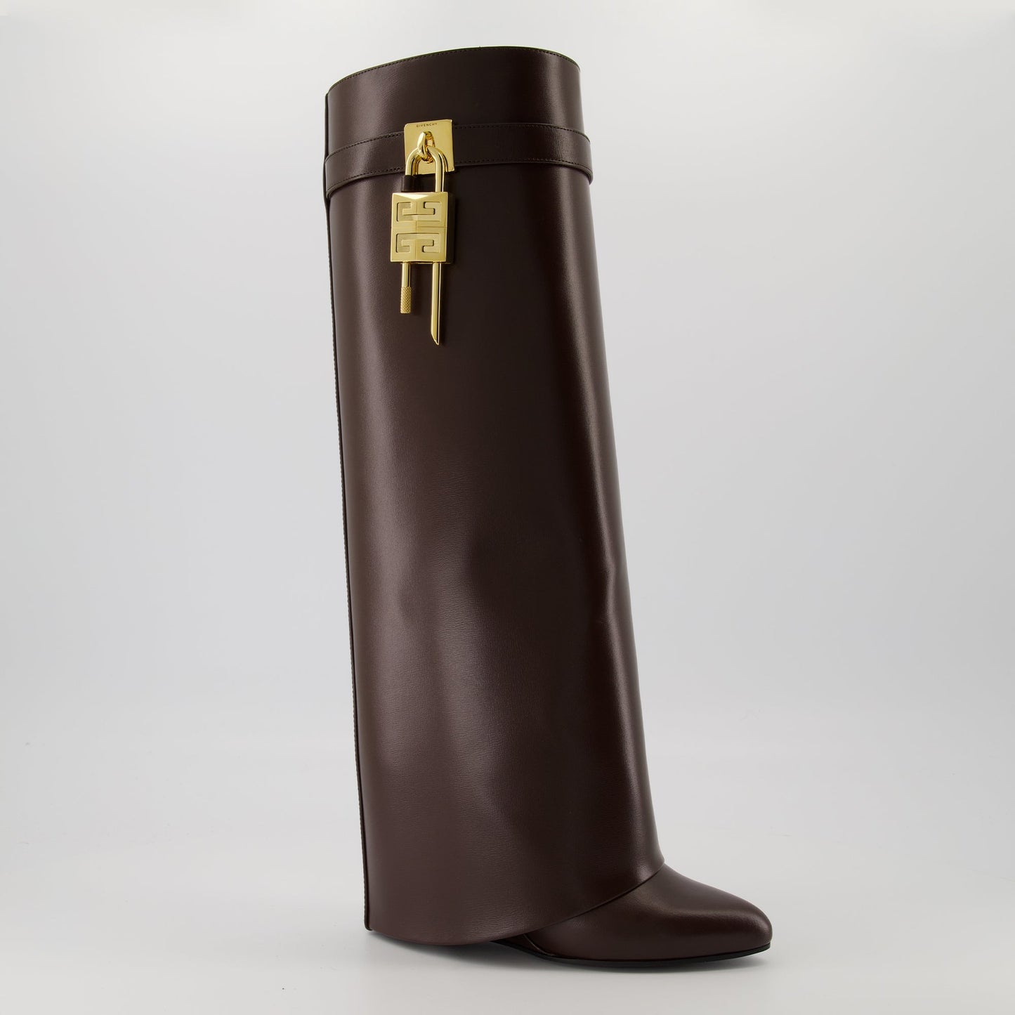 Shark Lock Brown Boots