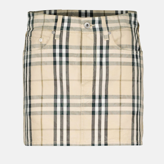 Mini Check Skirt