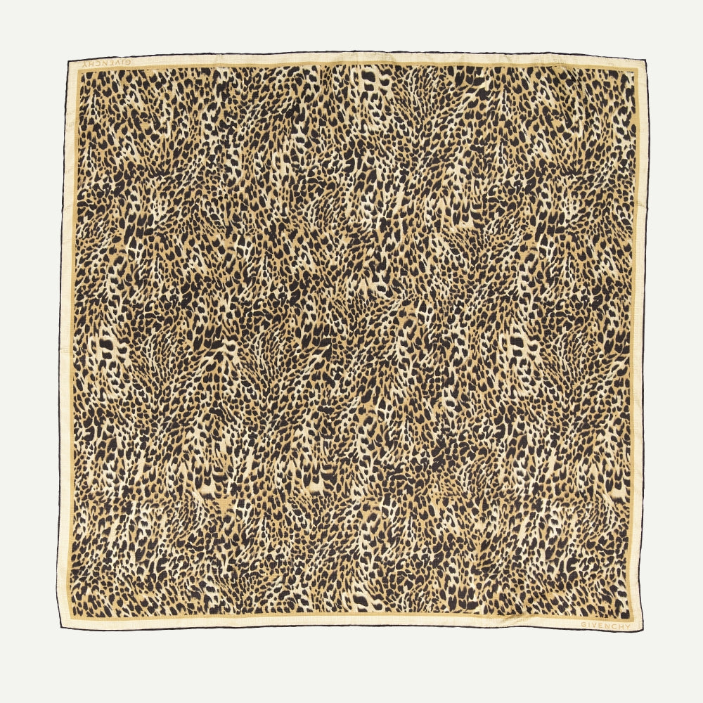 Leopard Silk Scarf