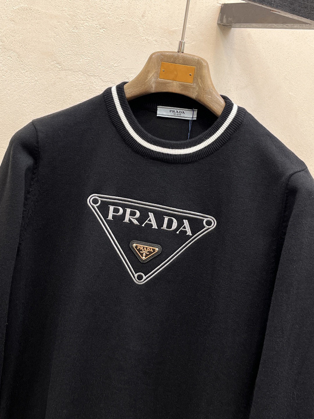 Black Triangle Logo Sweatshirt
