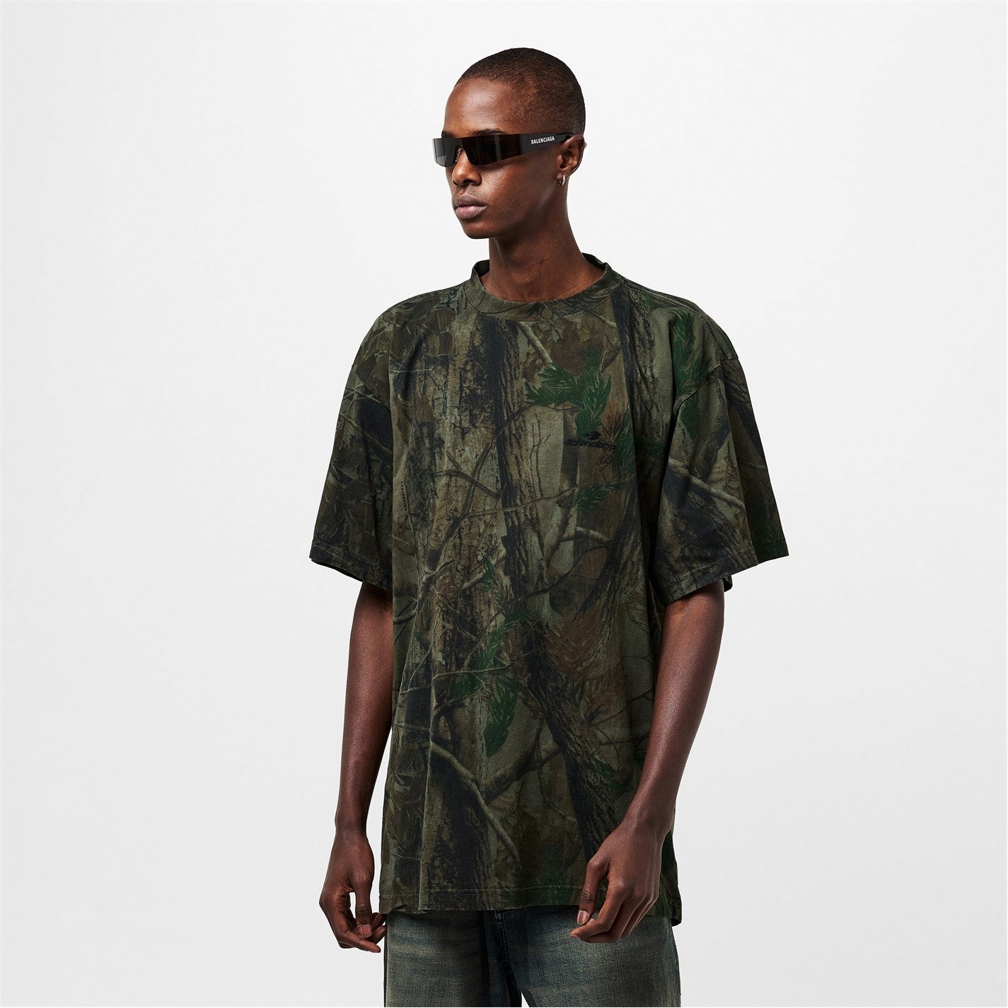 Bal Sport Camouflage Logo T-Shirt – Green