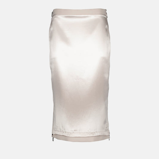 Satin skirt