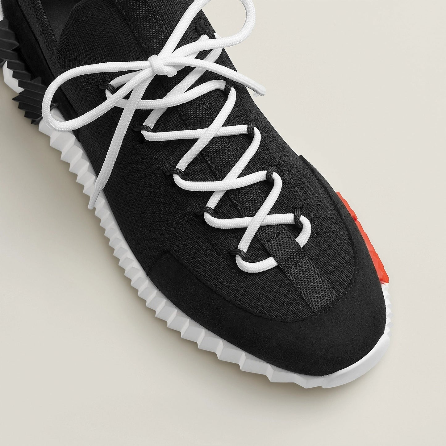 Lift Knit Slip-On Sneakers in Black & White