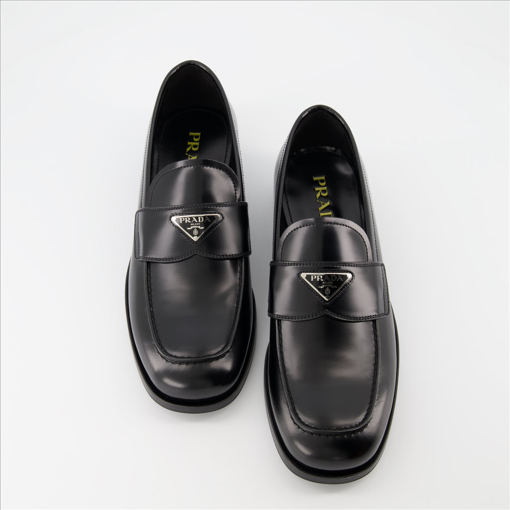 Triangle Logo Loafers