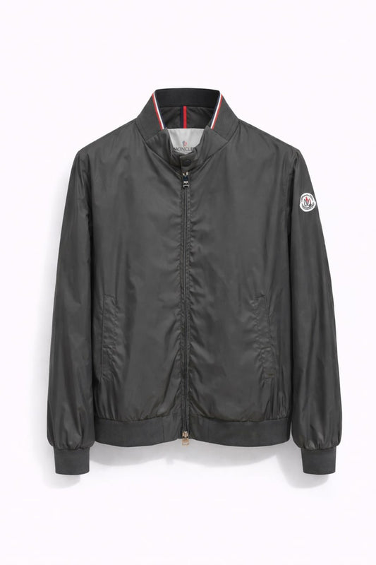 Classic Nylon Bomber Jacket – Graphite Grey