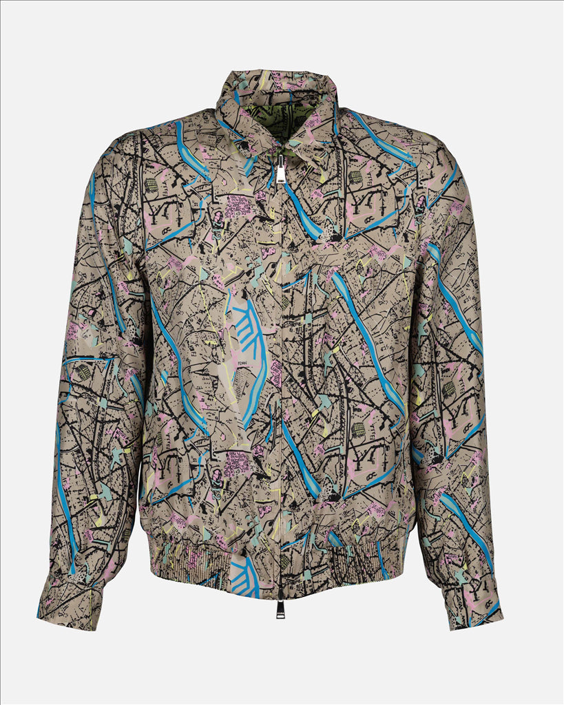 Fendi Map Jacket